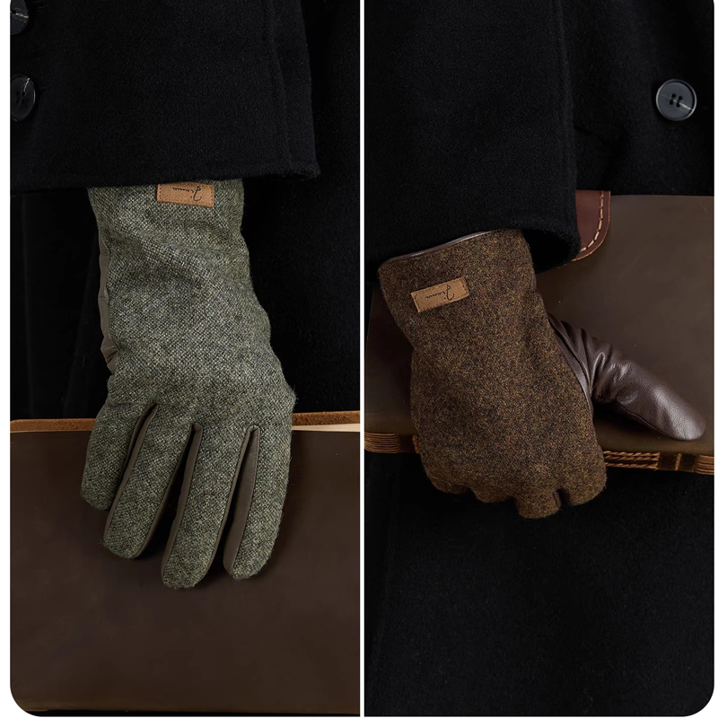 Men's Touchscreen Winter Glove - огляд і ціна Wool Glove Lined