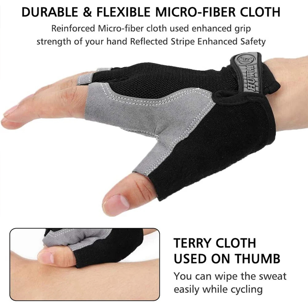 Non-Slip Half-Finger Training  - огляд і ціна Workout Glove Gym