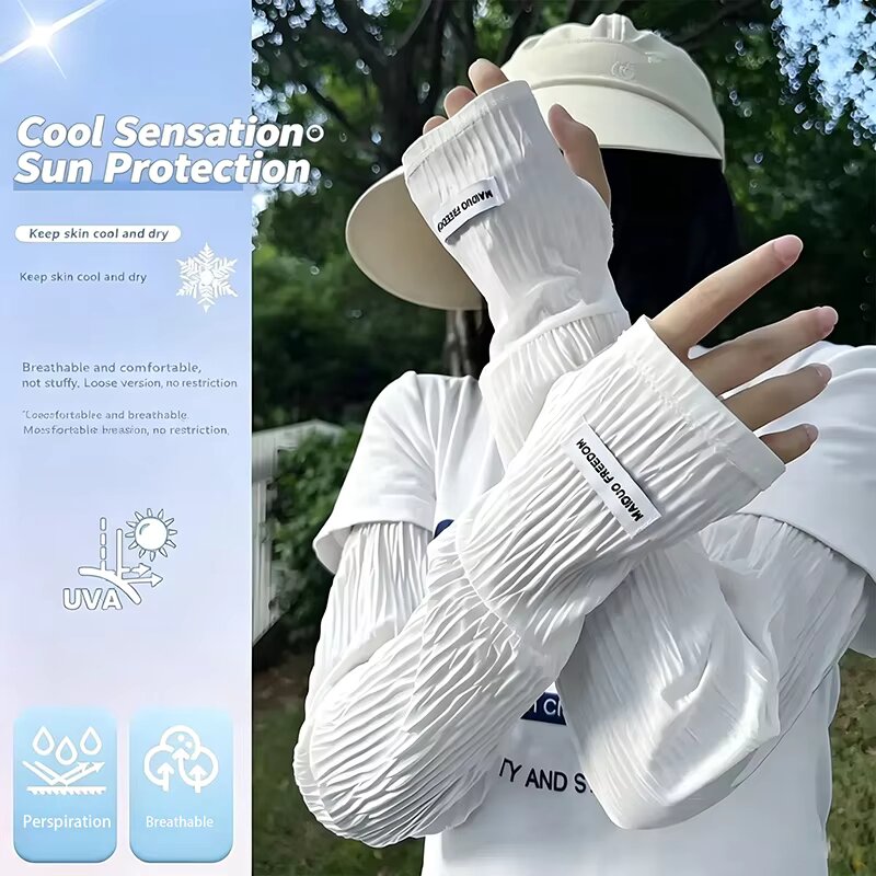Summer Loose Ice Silk Uv Prote - огляд і ціна Fingerless Glove Knit