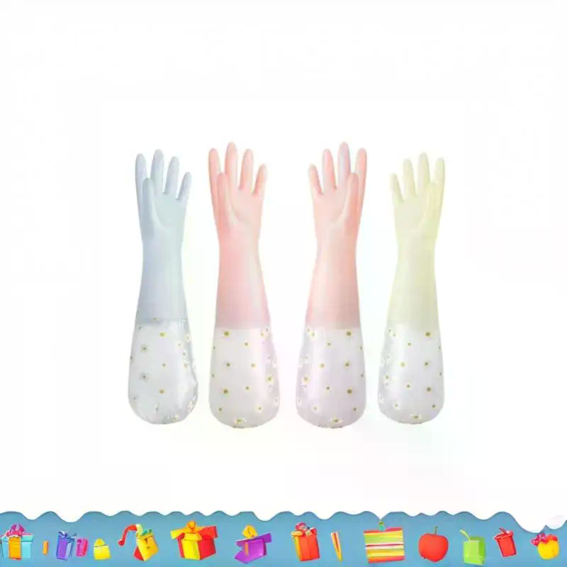 Floral Pattern Household Latex - огляд і ціна Rubber Glove Cleaning