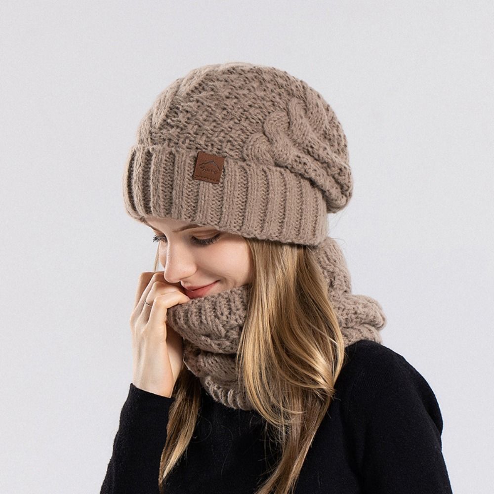 Soft Winter Beanie Hat Scarf S - огляд і ціна Wool Glove Lined