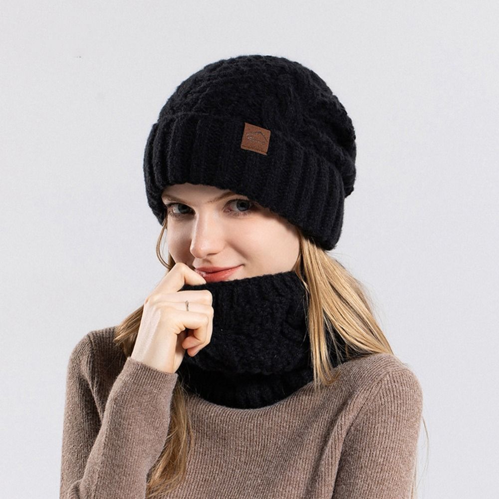 Soft Winter Beanie Hat Scarf S - огляд і ціна Wool Glove Lined