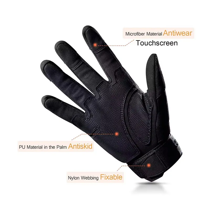 Men's Full Finger Tactical Glo - огляд і ціна Motorcycle Glove Knuckle