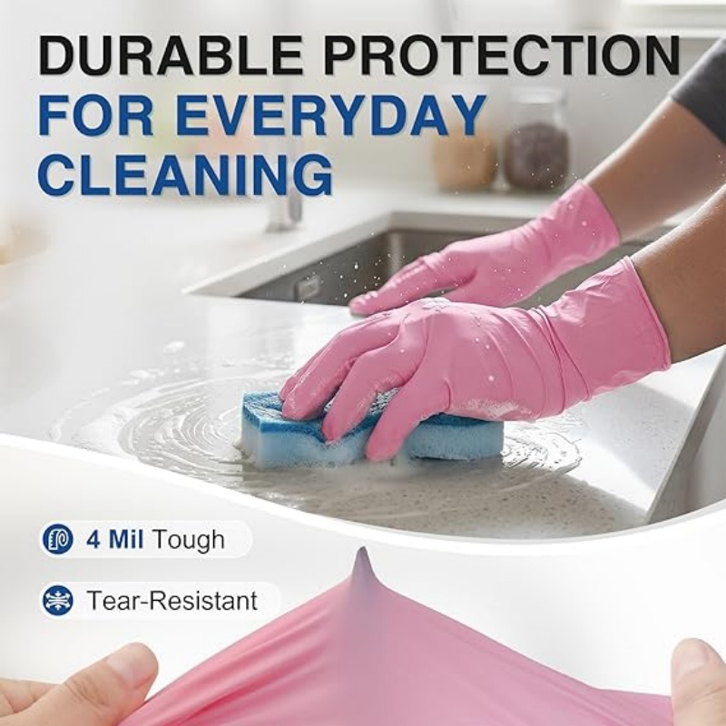 Pink Nitrile Disposable Gloves - огляд і ціна Latex Disposable Glove