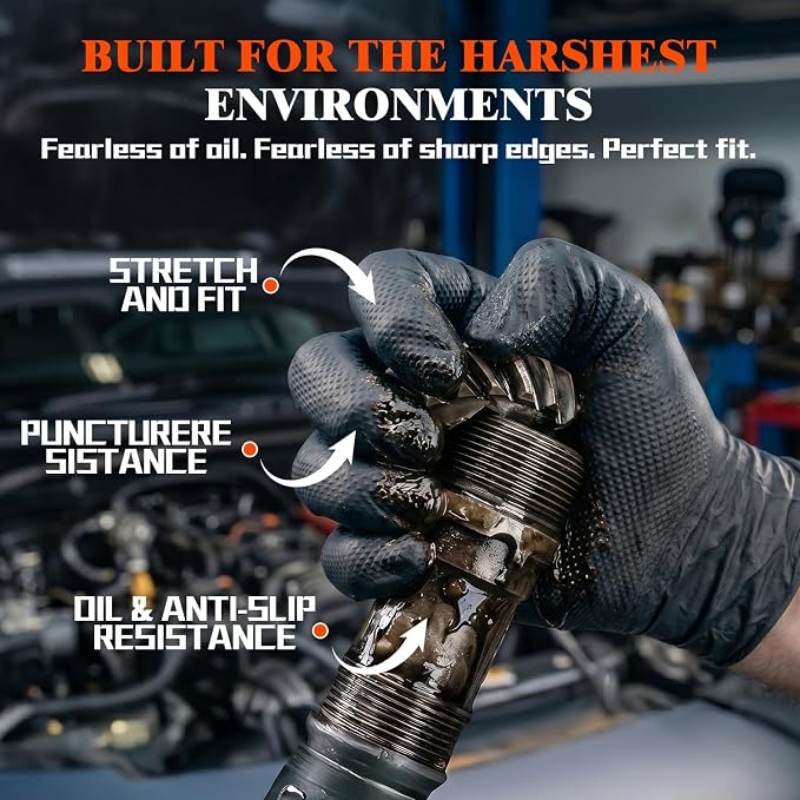 8 Mil Heavy Duty Industrial Or - огляд і ціна Rubber Glove Cleaning