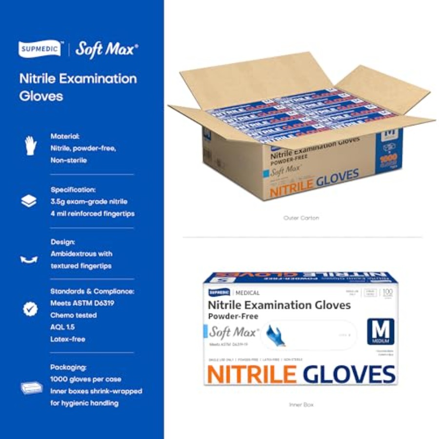 Medical Soft Max™ Nitrile Exam - огляд і ціна Exam Glove Nitrile