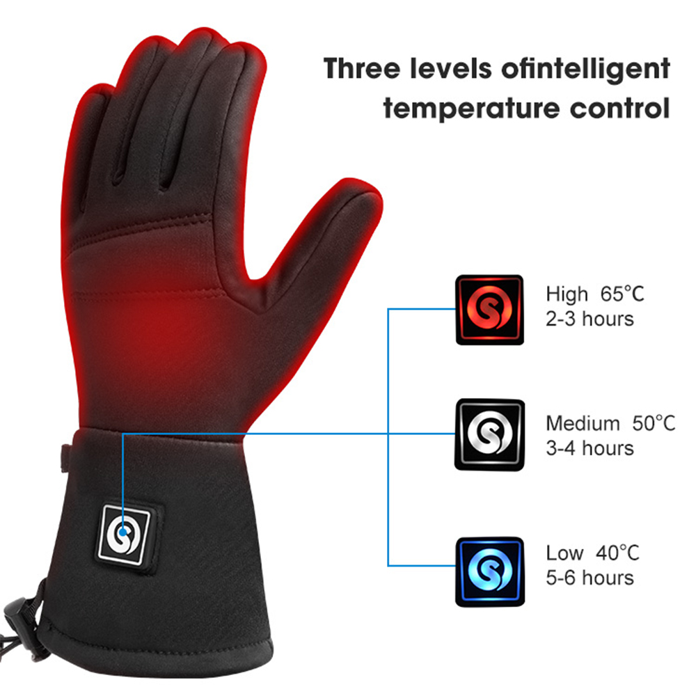 Snow Deer S18 Winter Heated Gl - огляд і ціна Motorcycle Glove Knuckle