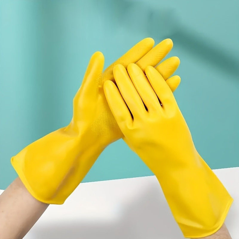 1Pairs(2pcs) Rubber Gloves Was - огляд і ціна Rubber Glove Cleaning