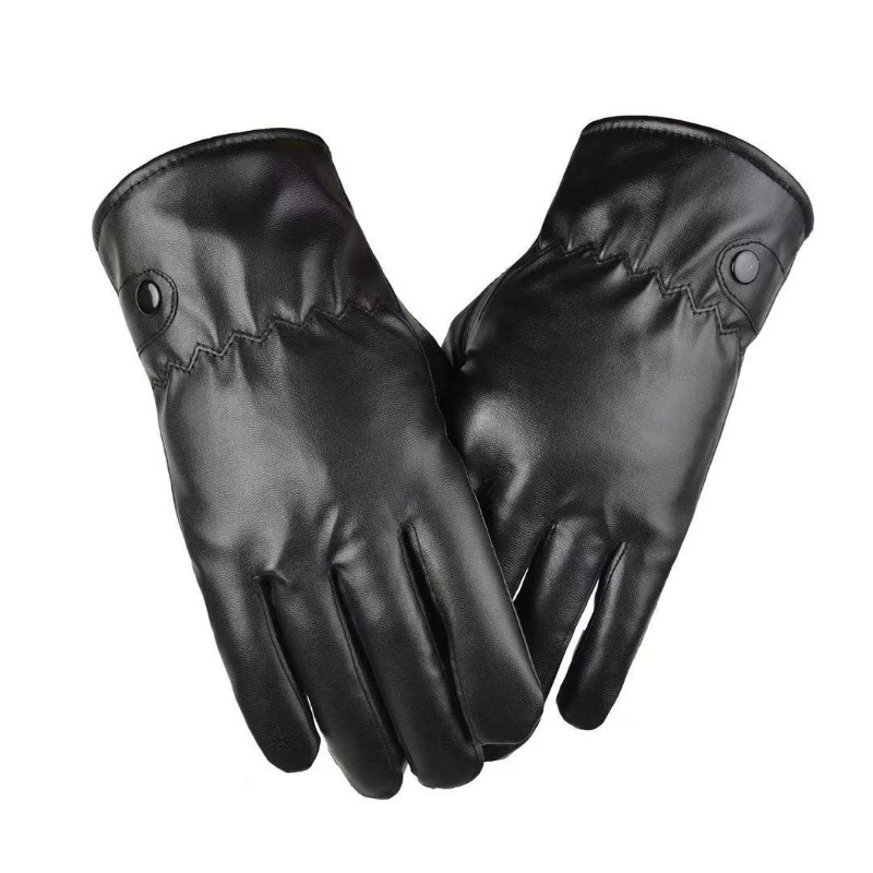 Winter Fashion Black PU Leathe - огляд і ціна Leather Driving Glove
