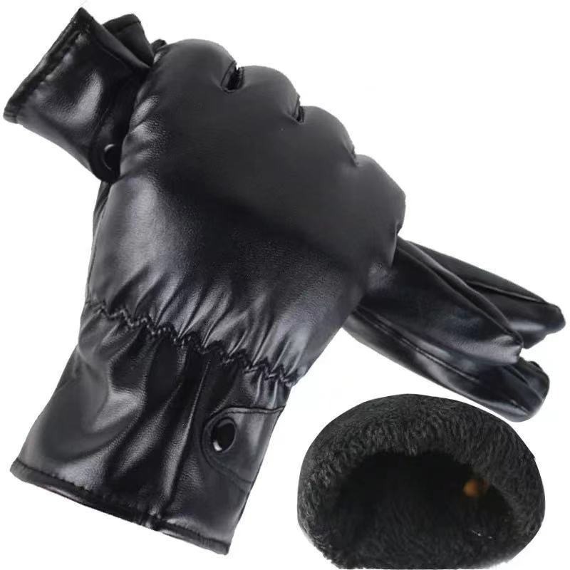 Winter Fashion Black PU Leathe - огляд і ціна Leather Driving Glove
