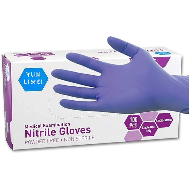 Soft Max Purple Nitrile Gloves - огляд і ціна Exam Glove Nitrile