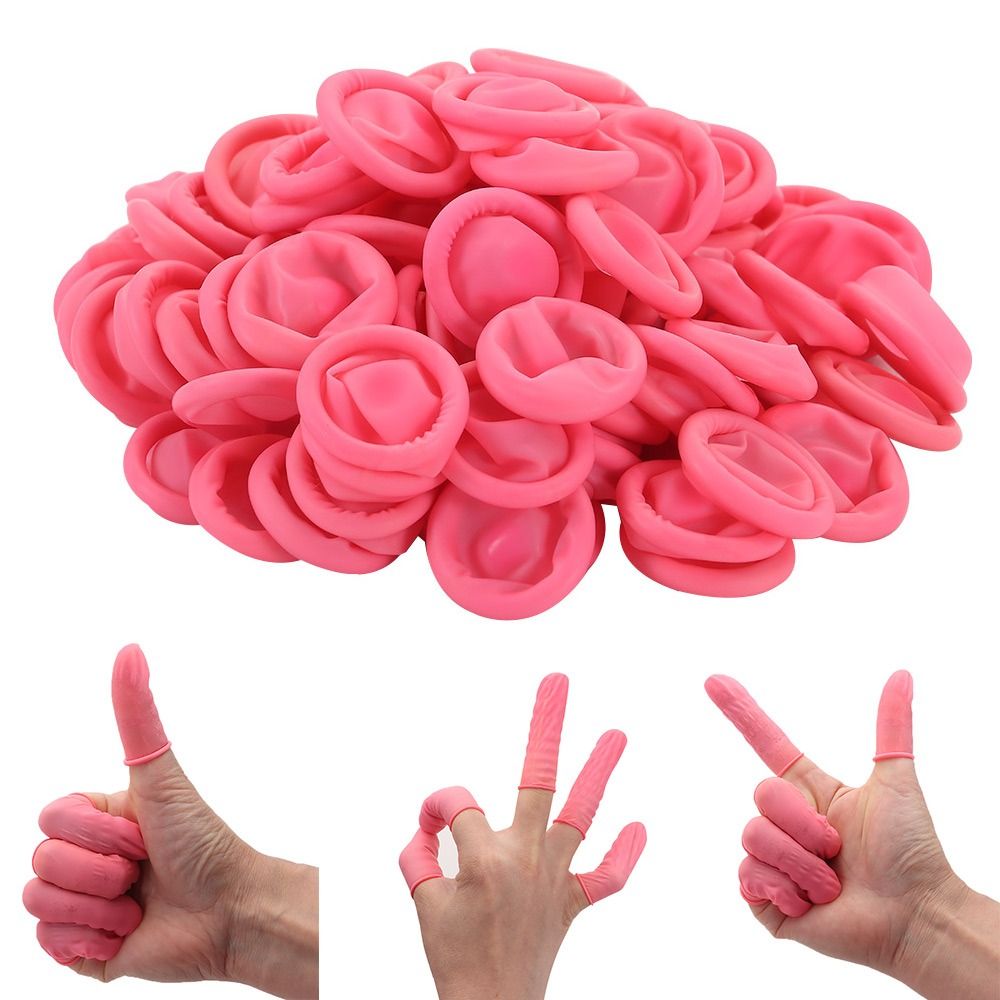 100PCS Disposable Finger Cover - огляд і ціна Latex Disposable Glove