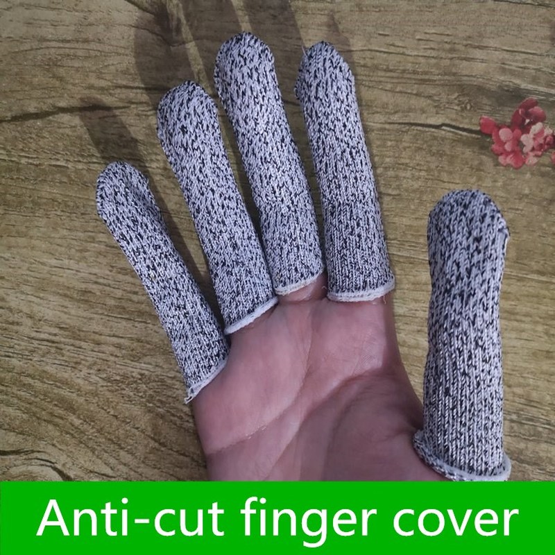 5pcs!  Anti-cut Finger Cots Le - огляд і ціна Cut Resistant Glove