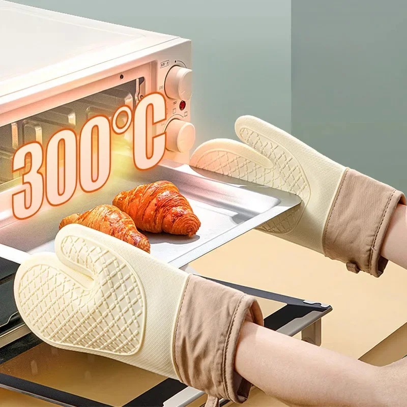 1PC Heat-Resistant Silicone Ov - огляд і ціна Oven Mitt Silicone