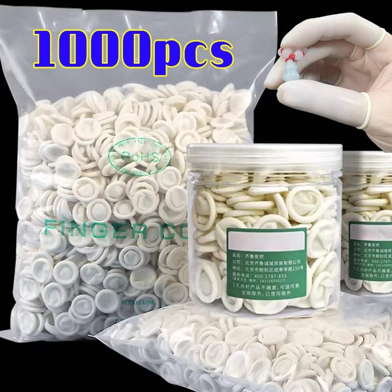 1000pcs White Disposable Finge - огляд і ціна Latex Disposable Glove