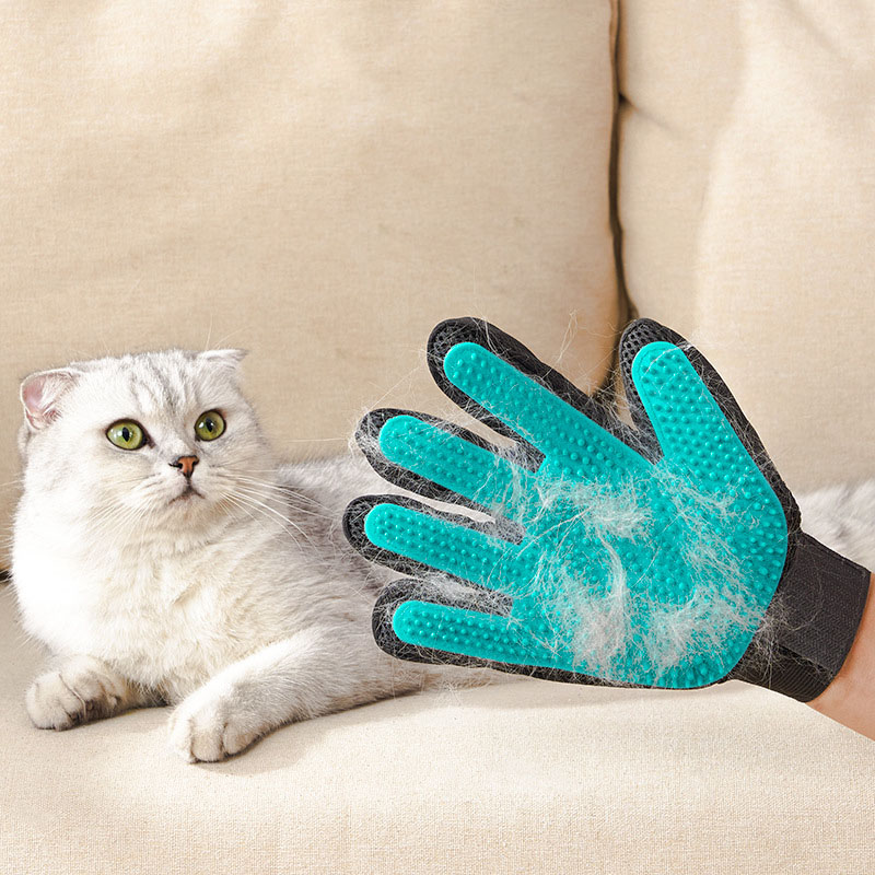 Pet Grooming Glove, Gentle Hai - огляд і ціна Rubber Glove Cleaning