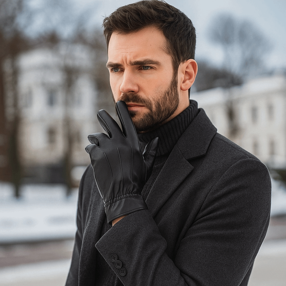 Fashion Black Driving Gloves P - огляд і ціна Leather Driving Glove