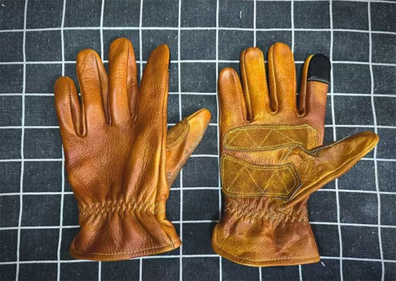 Handmade Genuine Leather Retro - огляд і ціна Motorcycle Glove Knuckle