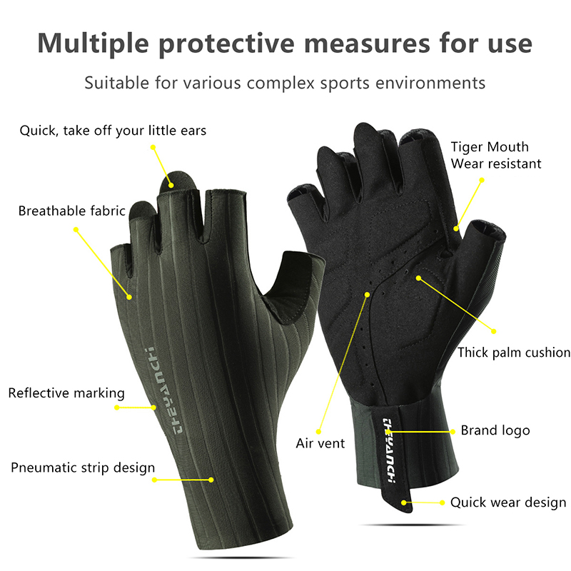 Summer Breathable Half Finger  - огляд і ціна Cycling Glove Padded