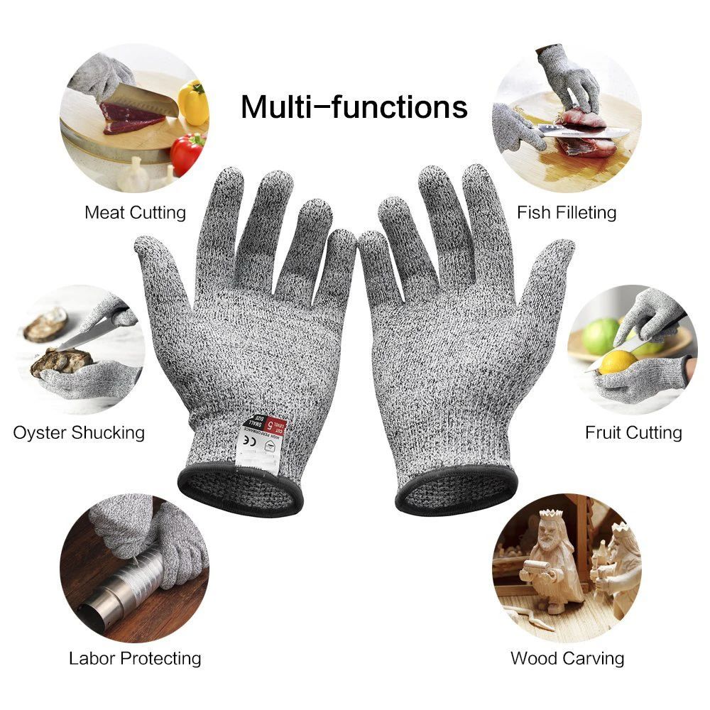 Level 5 HPPE Anti-Cut Gloves K - огляд і ціна Cut Resistant Glove