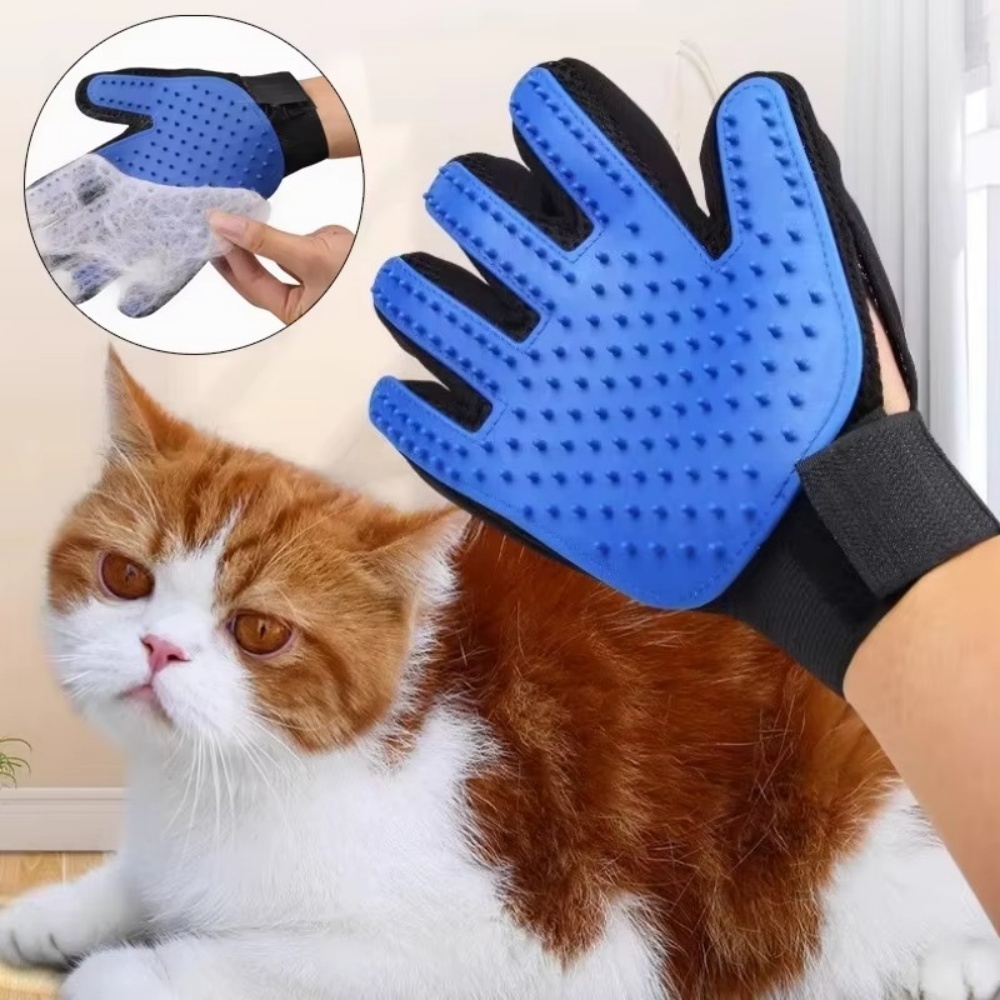 Pet Cat Dog Grooming Gloves Ca - огляд і ціна Rubber Glove Cleaning