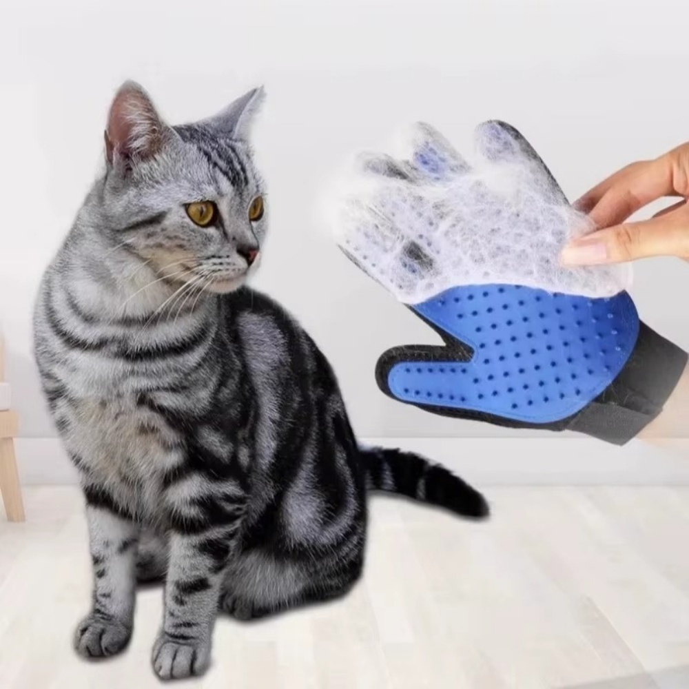 Pet Cat Dog Grooming Gloves Ca - огляд і ціна Rubber Glove Cleaning