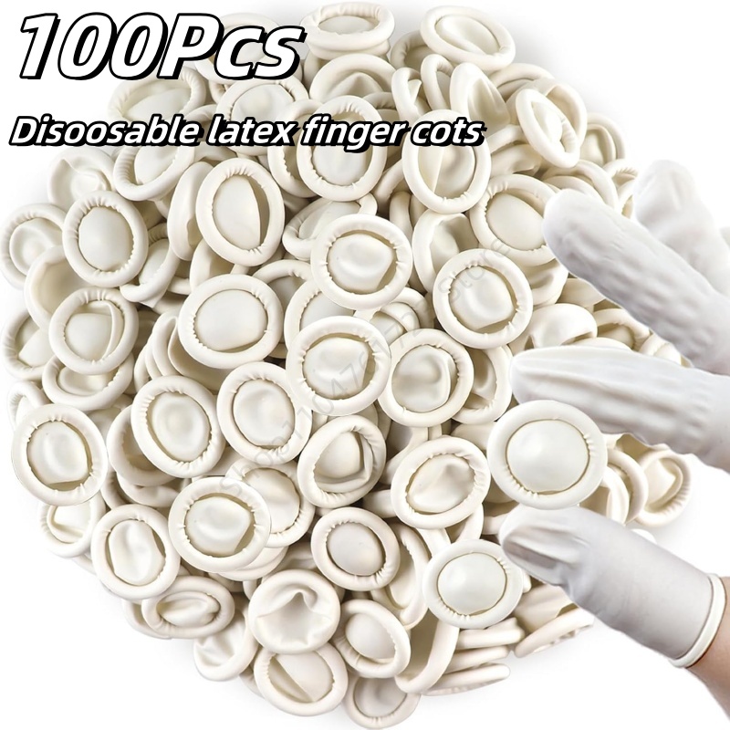 100Pcs Disposable Finger Cover - огляд і ціна Latex Disposable Glove