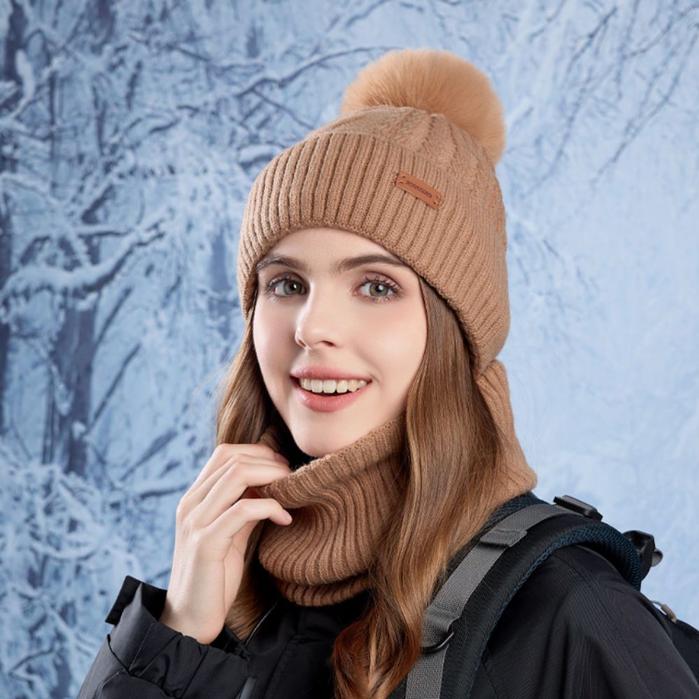 3pcs Simple Solid Color Hat Sc - огляд і ціна Wool Glove Lined