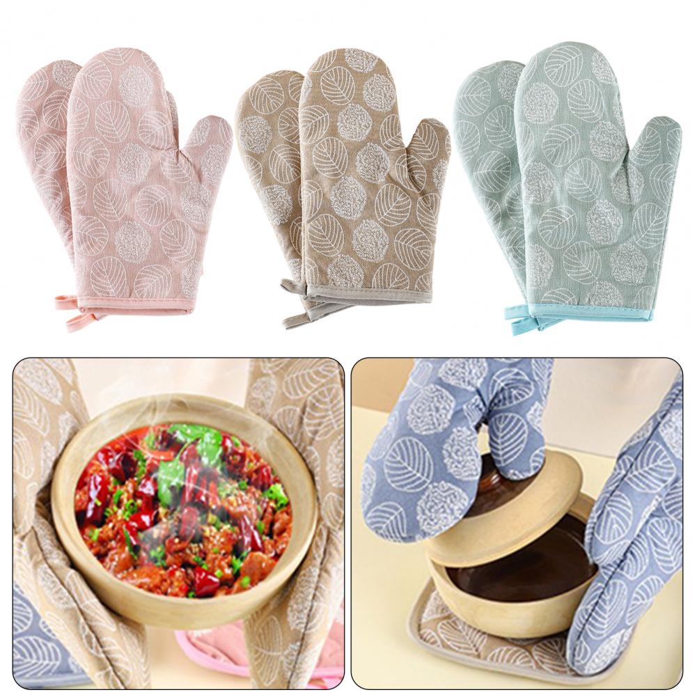 2Pcs Heat Resistant Oven Glove - огляд і ціна Oven Mitt Silicone