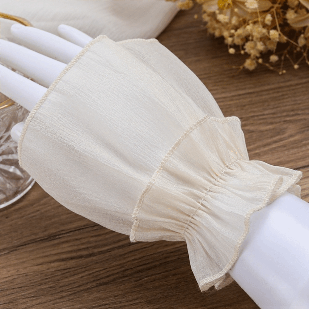 Ruched Pleated Detachable Cuff - огляд і ціна Fingerless Glove Knit
